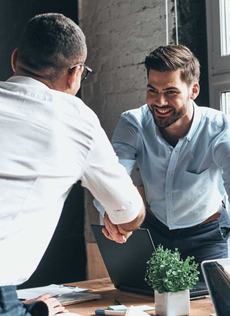 Business handshake